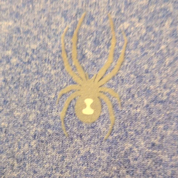 Spyder Women's Heathered Blue Long Sleeve Tee - Picture 7 of 8